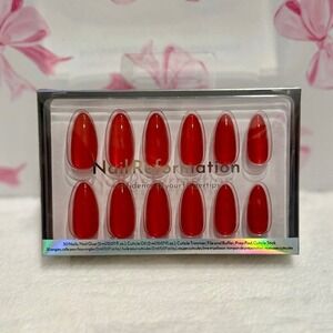 Nail Reformation Bloody Red Press On Nails‎